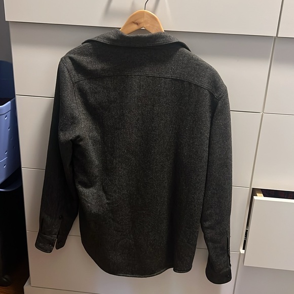 Bonobos Men’s M Charcoal Sherpa Lined Shirt Jacket - Picture 3 of 3